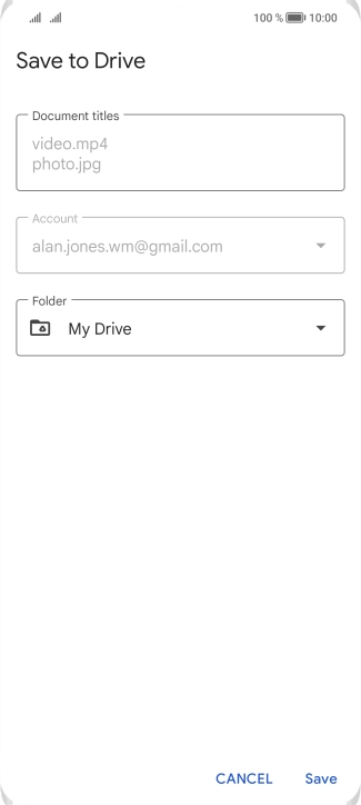 Press the field below 