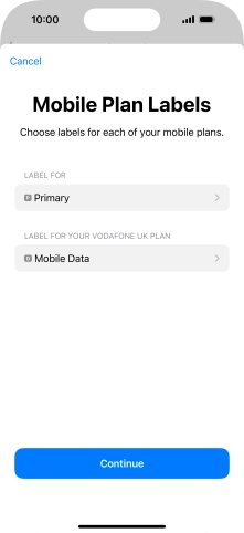 Press Continue. Press Continue.