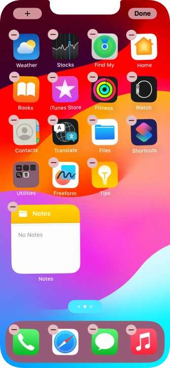 Press Done. Press Done.