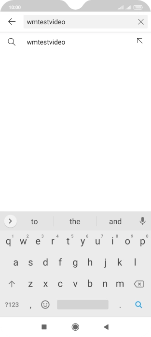 Key in the required search word and press the search icon.