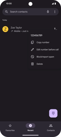 Press Block/report spam.