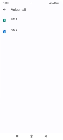 Press the required SIM.