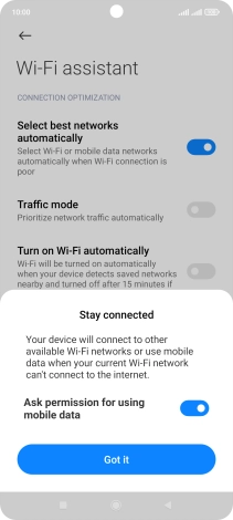 If you turn on the function, press the indicator next to 