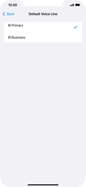 Press the required price plan.