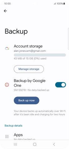 Press Back up now and wait while the phone memory is backed up. Press Back up now and wait while the phone memory is backed up.