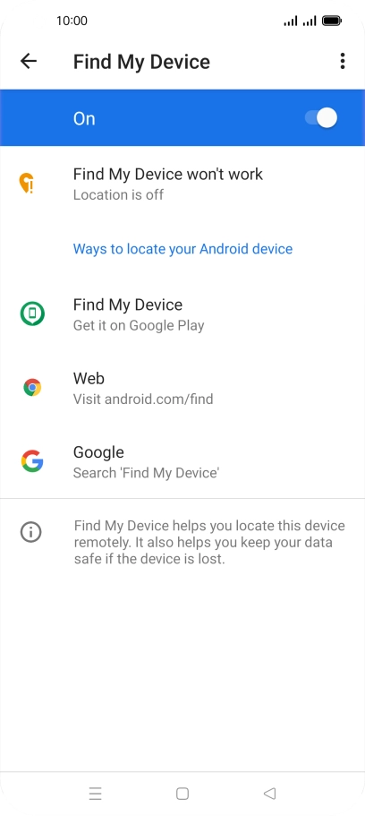 Press the Home key to return to the home screen. Press the Home key to return to the home screen.