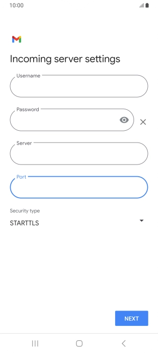 Press the drop down list below Press the drop down list below