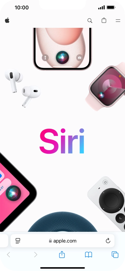 Slide your finger upwards starting from the bottom of the screen to return to the home screen.