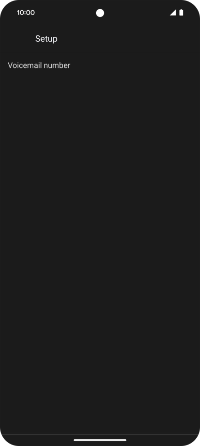 Press Voicemail number. Press Voicemail number.