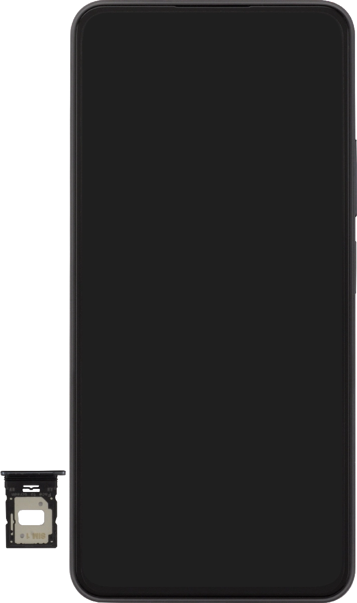 Turn your SIM so the angled corner of the SIM matches the angled corner of the SIM holder and place your SIM in the SIM holder.