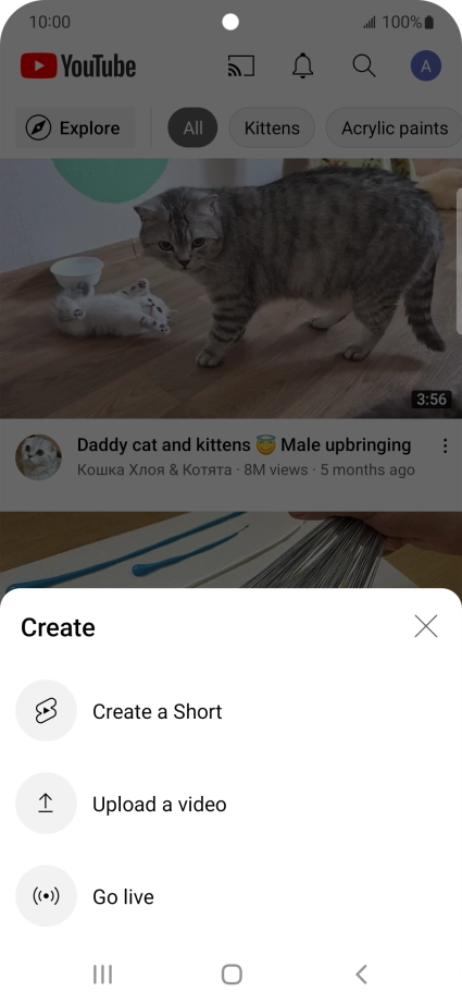Press Upload a video. Press Upload a video.