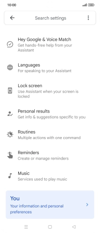 Press Hey Google & Voice Match.