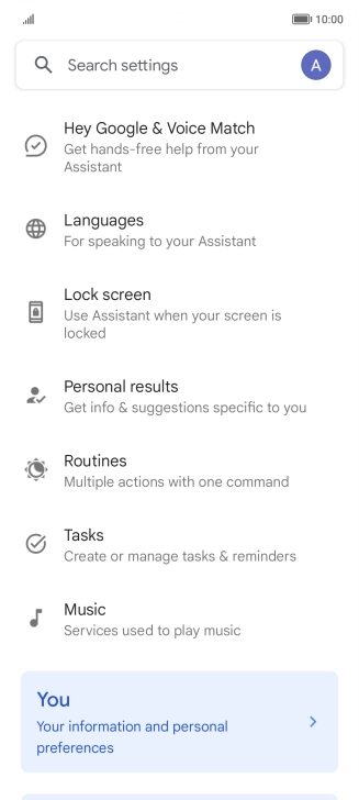 Press Hey Google & Voice Match.