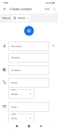 Press the drop down list next to 