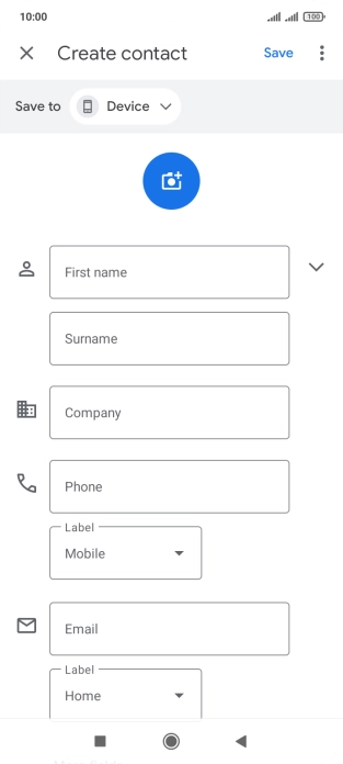 Press the drop down list next to 