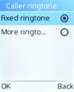 Select Fixed ringtones.