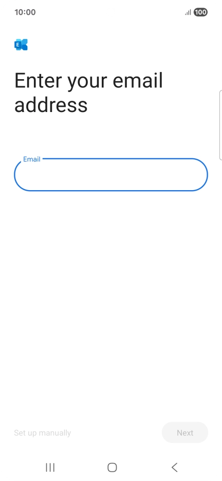 Press the field below 