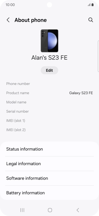 Press Software information.