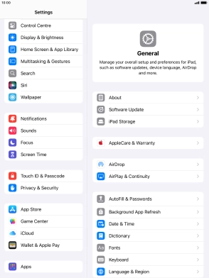 Press Screen Time and optionally select the required member of your family group.