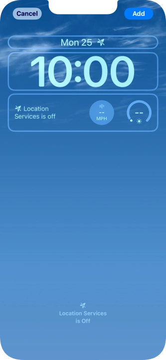 To customise the way the lock screen date is displayed, press the date widget and follow the instructions on the screen to select the required widget display mode. To customise the way the lock screen date is displayed, press the date widget and follow the instructions on the screen to select the required widget display mode.