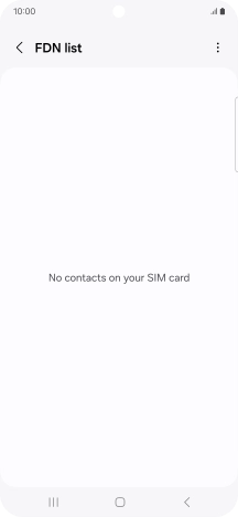 Press the menu icon.