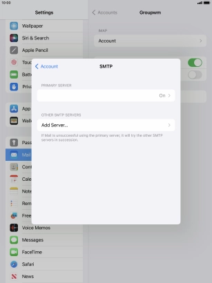 Press the field below 