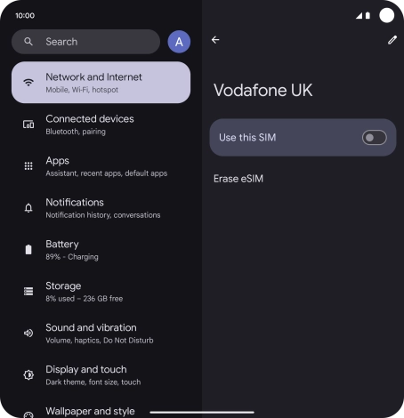 Press the indicator next to Press the indicator next to
