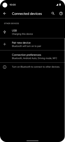 Press Pair new device.