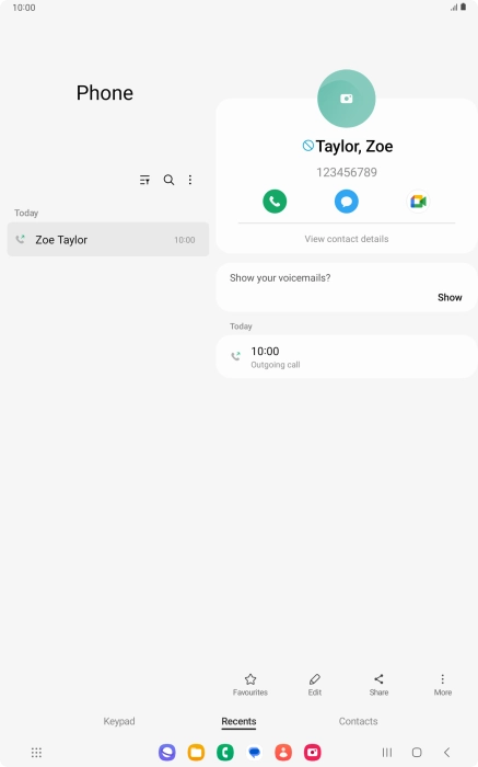 Press the Home key to return to the home screen.
