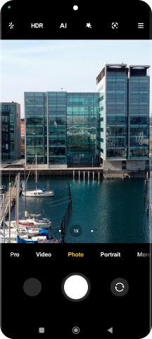 Press the flash icon.