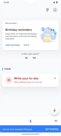 Press the profile icon. Press the profile icon.