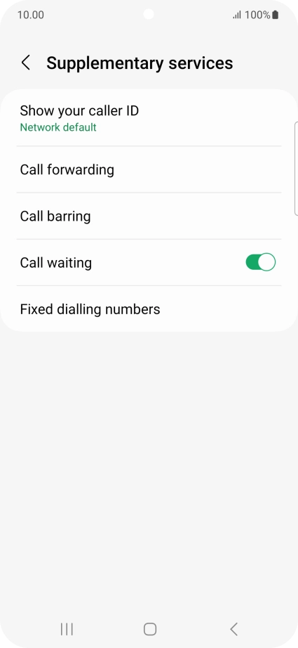 Press Fixed dialling numbers.