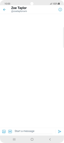 Press the text input field.