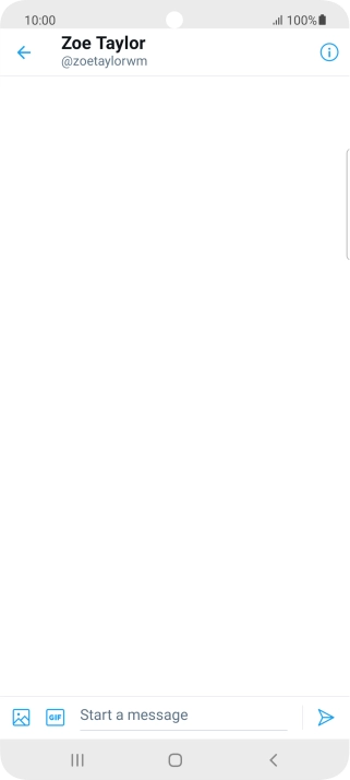 Press the text input field.
