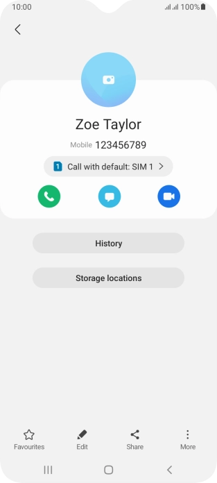 Press the Home key to return to the home screen.