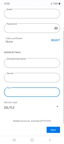 Press the drop down list below 
