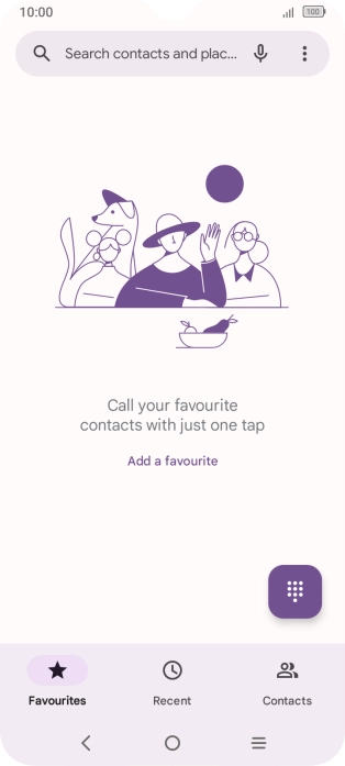 Press the menu icon. Press the menu icon.