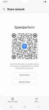 Place the QR code inside the camera frame on the other device to scan the code.