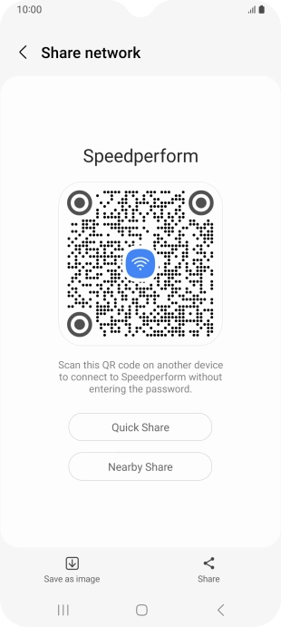 Place the QR code inside the camera frame on the other device to scan the code.