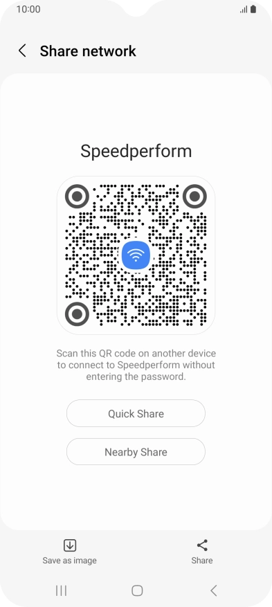 Place the QR code inside the camera frame on the other device to scan the code.