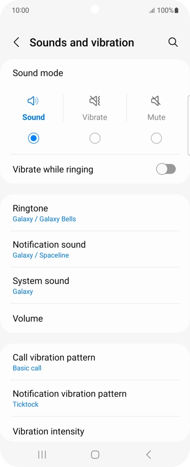 Press Ringtone.