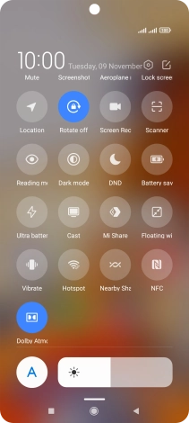 Press Vibrate to turn the function on or off.