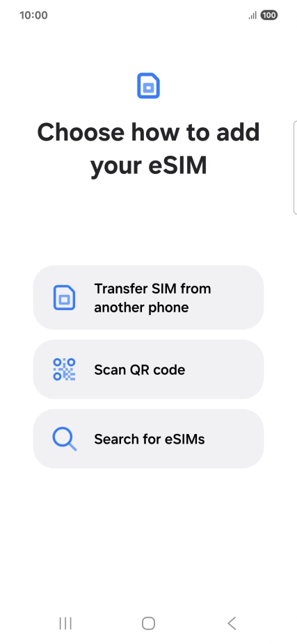 Press Scan QR code. Press Scan QR code.