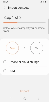 Press the name of the SIM.
