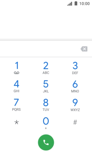 Press the Home key to return to the home screen.