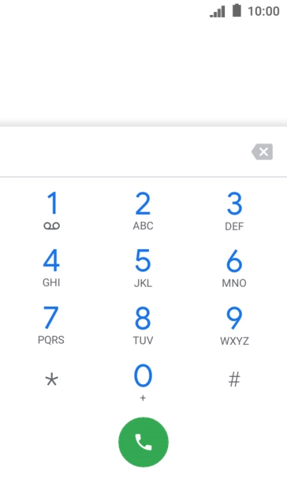 Press the Home key to return to the home screen.