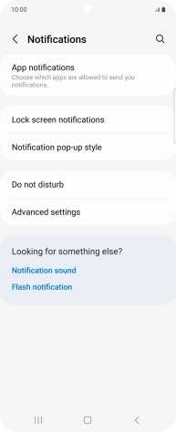 Press App notifications.