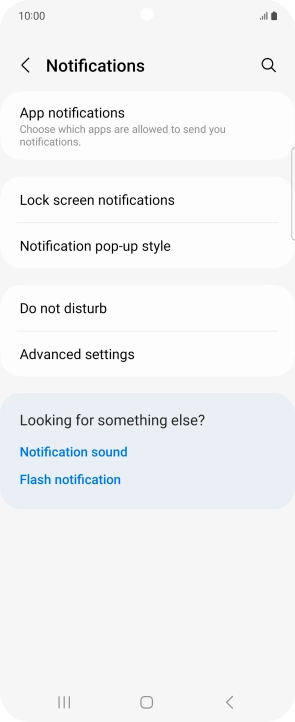 Press App notifications.