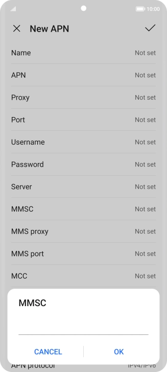 Key in http://mms.vodafone.co.uk/servlets/mms and press OK.