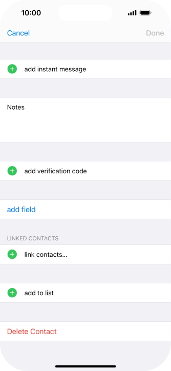 Press link contacts....